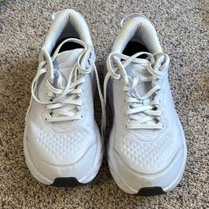 Hoka One One White Running Shoes